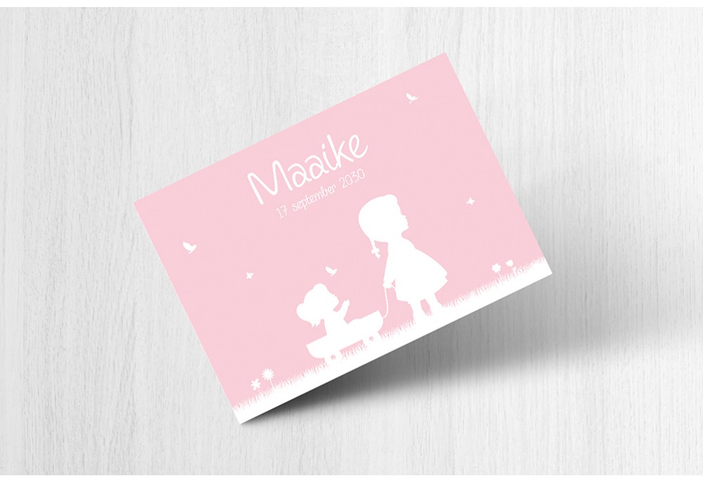 Meisje met zusje Meisje met zusje